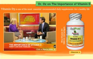 Dr. Oz on The Importance of Vitamin D 